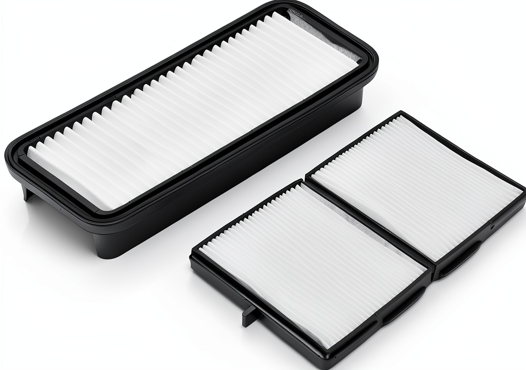 FLTRUCKTOP AC filter installed in a utility vehicle cabin
