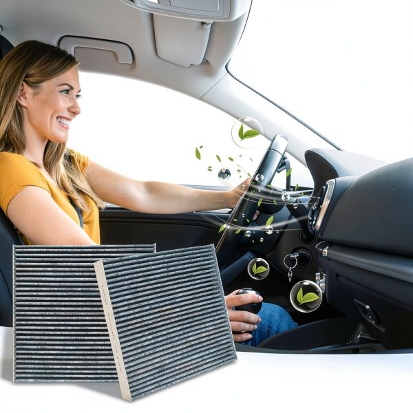 TIBOING Honda Acura Cabin Air Filter Carbon Cloth-4