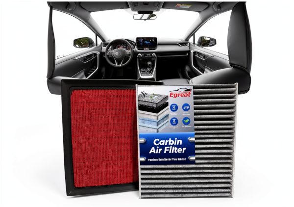 Egreat Carbon Air Filter for RAV4 Camry Highlander-0